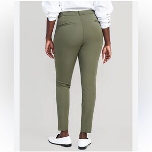 Olive Green High Rise Pixie Skinny Pants Size 14